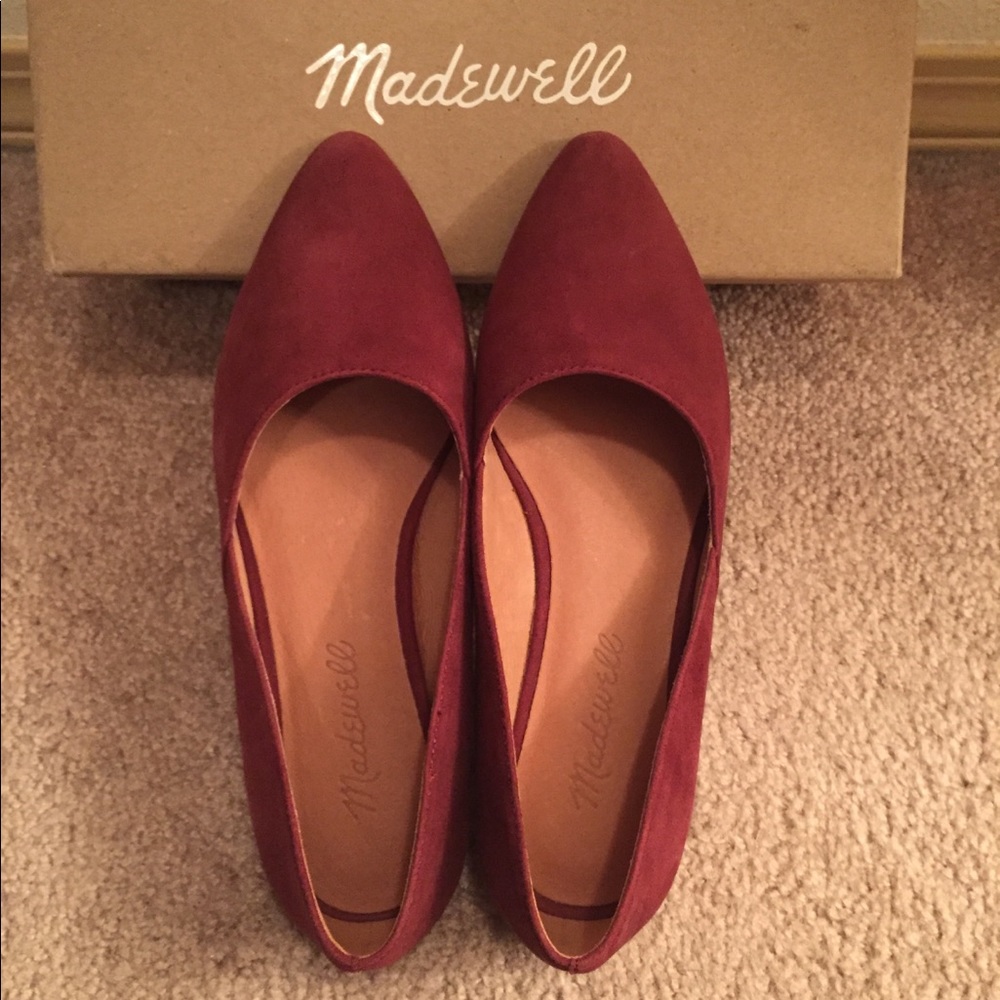 Madewell Lizbeth Flat in Suede
